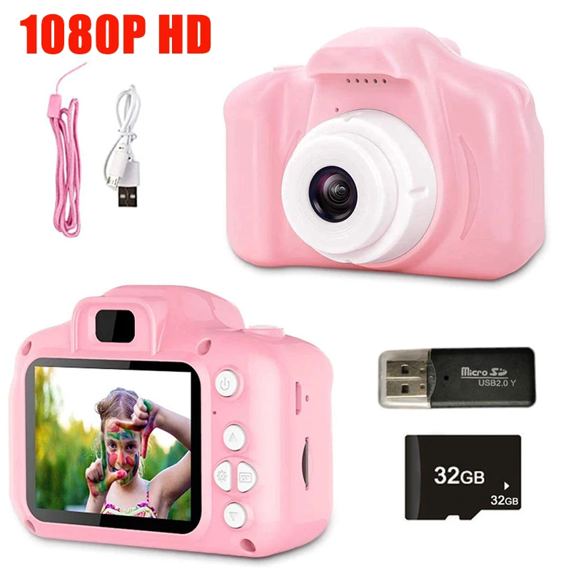Children's Camera 1080p Hd Screen Digital Photography Video Toy 8