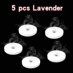 Alloy Car UFO Air Freshener with Long - Lasting Fragrance (5 Pcs Lavender)
