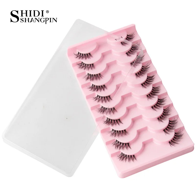 Soft Natural Look Faux Mink Half Lashes Eyelashes Extension