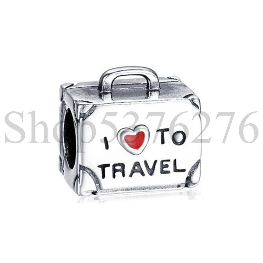 

Подлинный женский браслет-браслет с надписью «I Love To Travel»