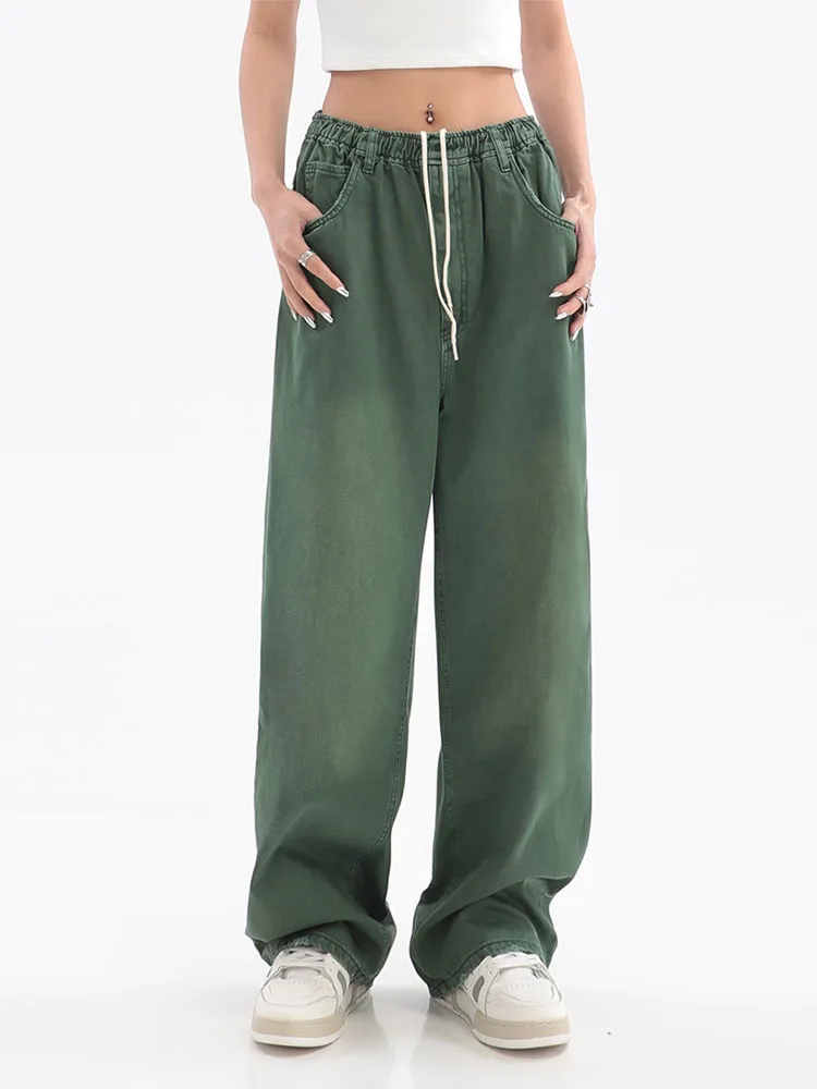 

Women Jean High Waist Loose Straight Leg Femme Jean 2022 Autumn Fashion Y2k Casual Streetwear Female Pants Baggy Denim Trousers