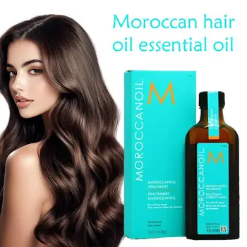 L'olio essenziale marocchino per la cura dei capelli ripara i follicoli piliferi, nutre e ripara i capelli secchi, previene l'effetto crespo e ammorbidisce la permanente e lo dy