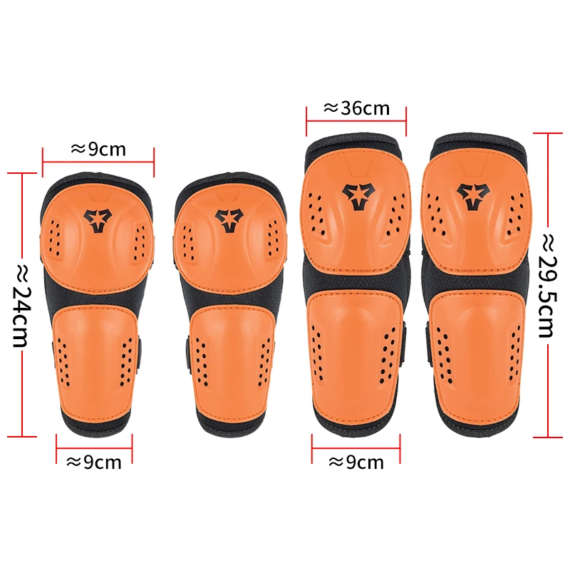 Children's Body Armor Motorcycle Waistcoat Motocross Chest Spine Shoulder Elbow Knee Protector Child Boys Girls Kids Moto Armor