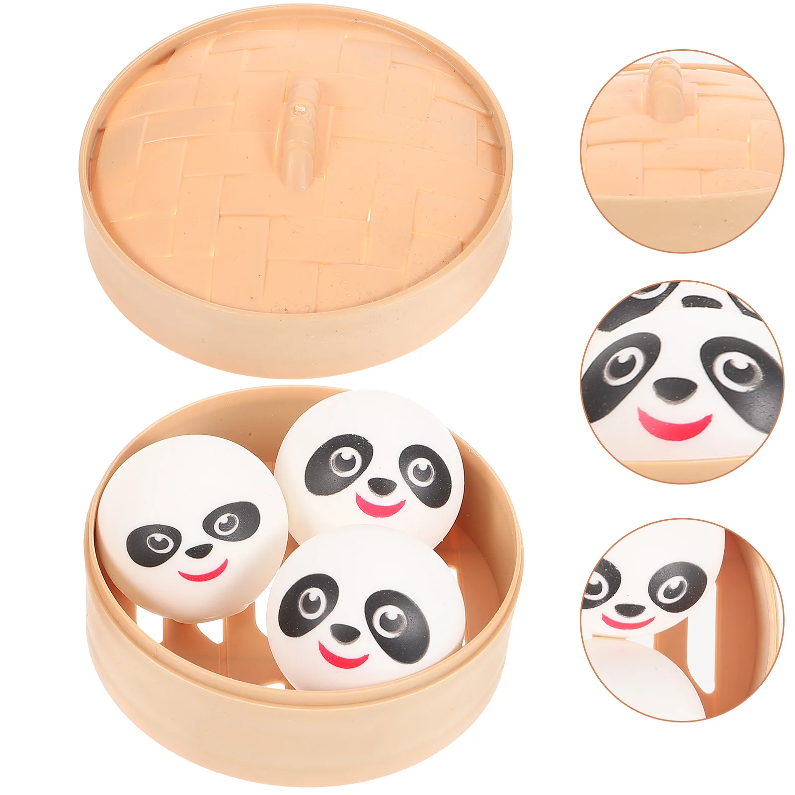 

Dough Squeeze Steamed Stuffed Bun Shape Funny Squeeze Toys Decompression Dumpling Stress for Party Favors