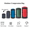 Outdoor Waterproof Sleeping Bag Compression Stuff Sack Camping Storage Compression Bag Sack for Backpacking Travel Hiking 1