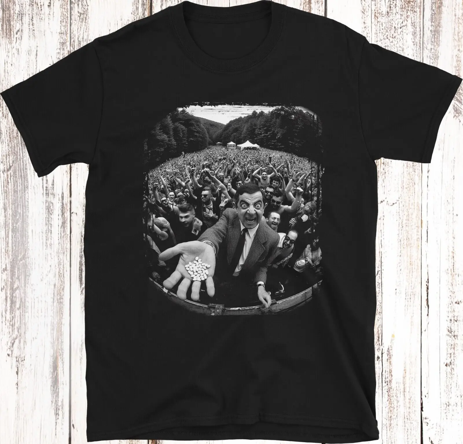 Maglietta Da Prescrizione Mr Beans Party Maniche Lunghe O Corte