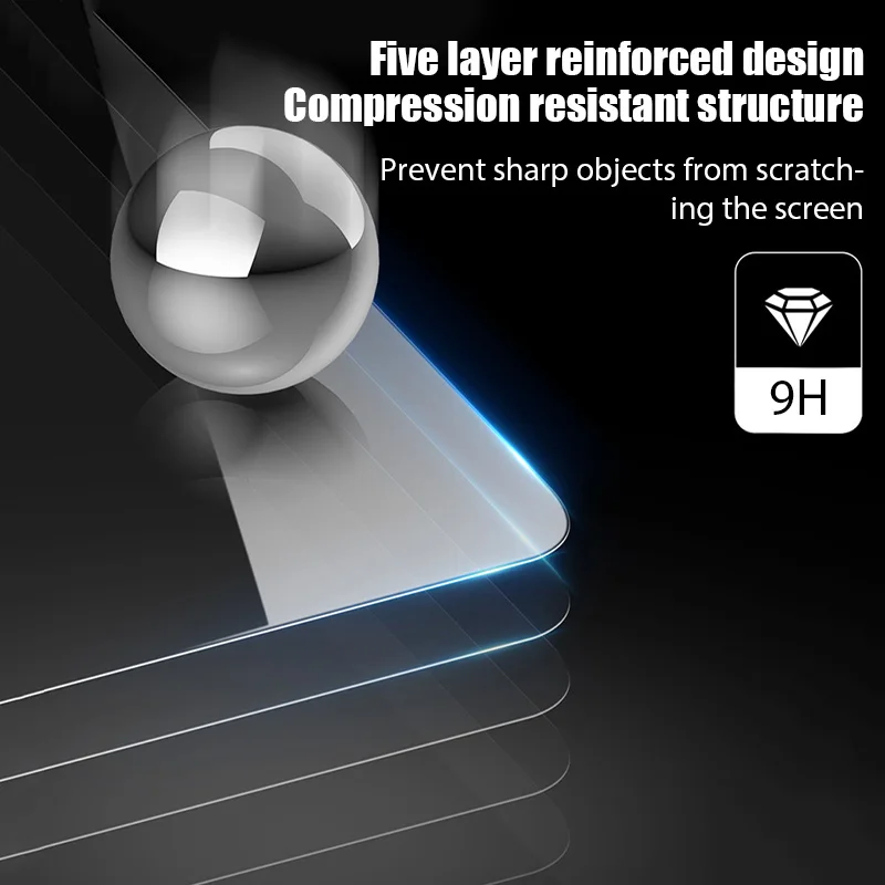 Enhanced Screen Protector for 11-Inch Tablet - Bubble-Free HD Clear Tempered Glass Film