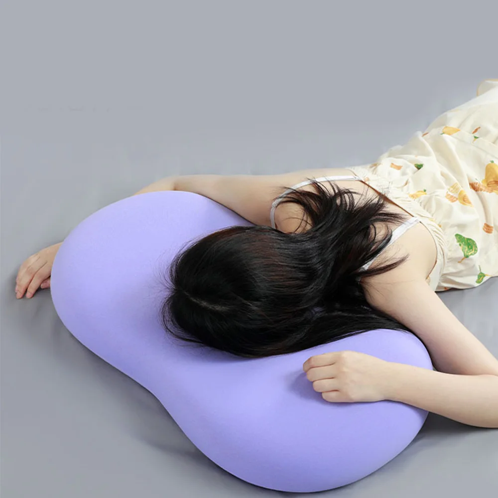 Purplecatbellypillowcatpillowmemorypillowsleepslowrebound