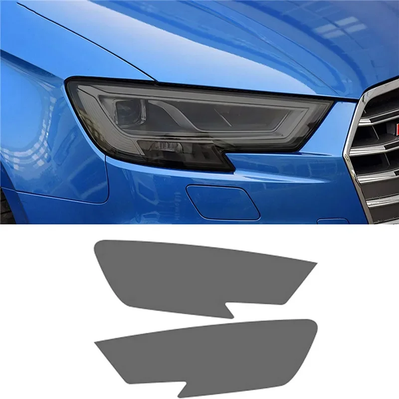 

2 шт., прозрачная защитная пленка из ТПУ для автомобильных фар Audi A3 S3 RS3 8V 2013