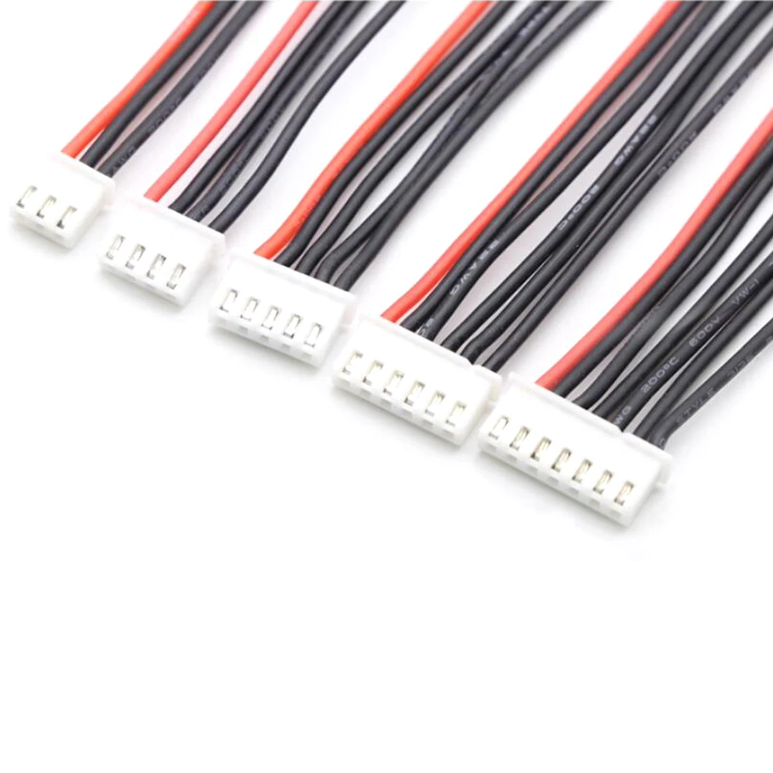 10pcs 2S 3S 4S 5S 6S 실리콘 와이어 22AWG 10CM 긴 균형 충전 케이블 B6 LiPo 배터리 용 NEW