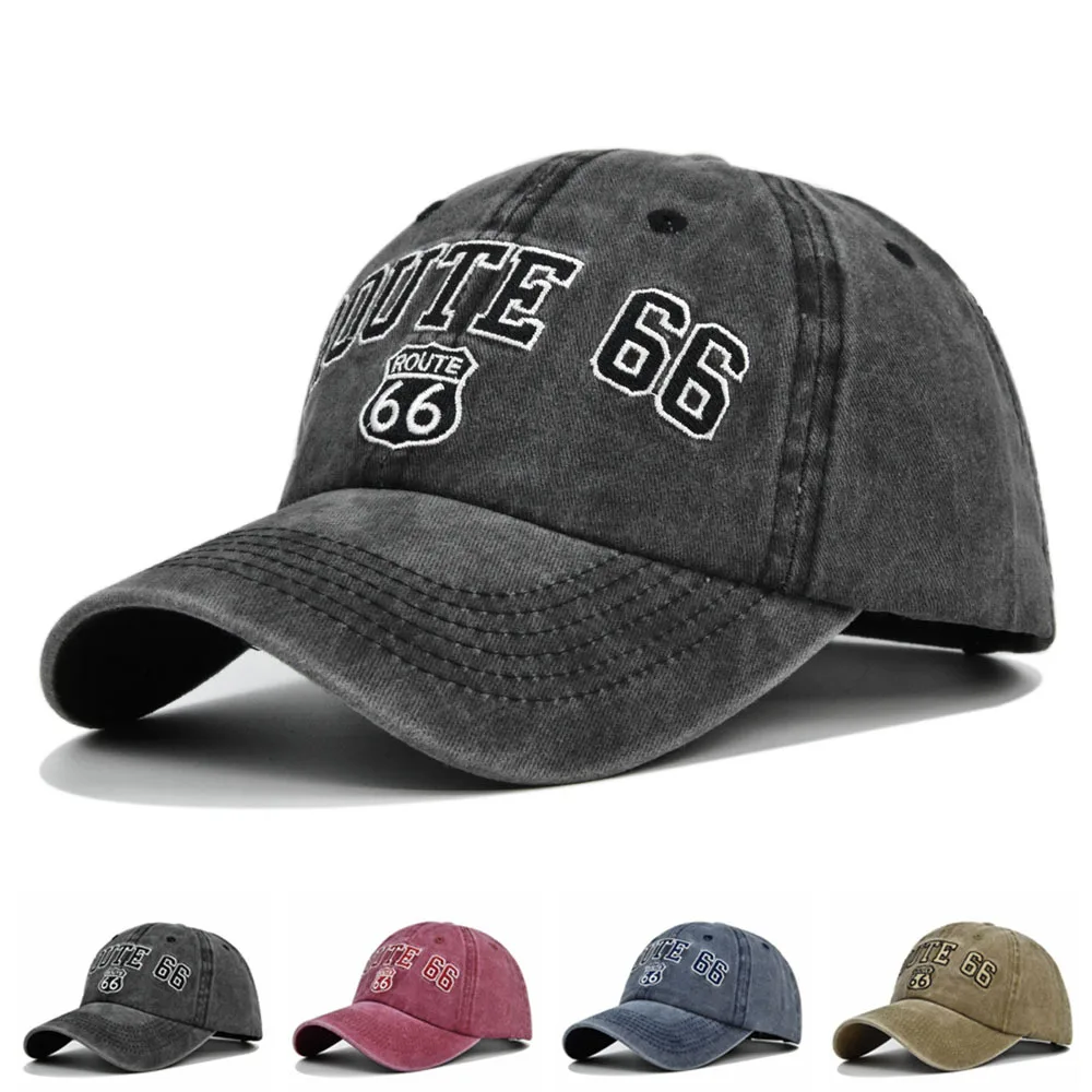 

Washed Denim Letter Embroidered Hat Men's Spring And Autumn Baseball Cap Women's Leisure Outdoor Retro Fashion Street Sports Cap
