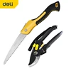 DELI Gardening Pruning Shears 7"Folding Saw Set Fruit Tree Potted Greening Durable Labor-Saving Tools Orchard Garden Pruning 6