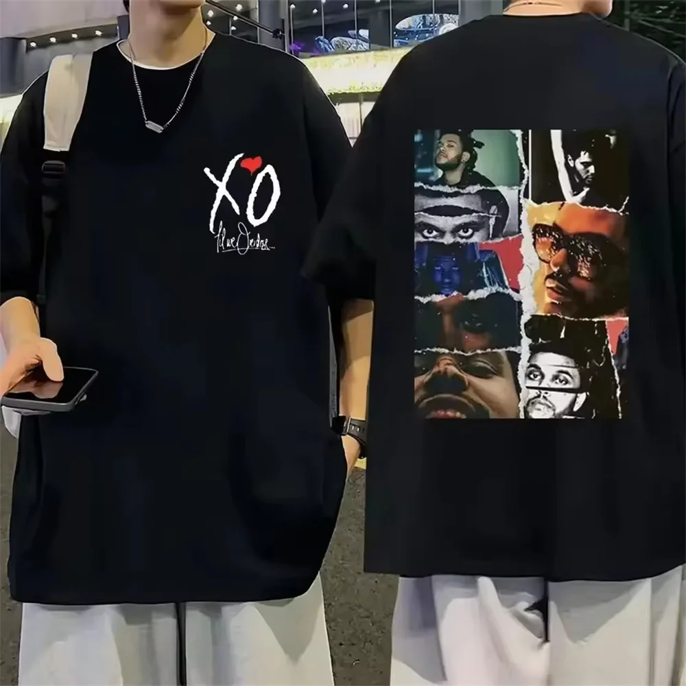 The Weeknd Top-T-Shirts aus Baumwolle, hochwertig, für Teenager, bequem, 2000er-Jahre-Grunge, psychedelisches digitales T-Shirt, Retro, bequem, Popkultur – Detail 5