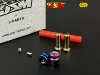 JSM Hobby TITANIUM Battery Grips with bullet plugs 4/5mm 4