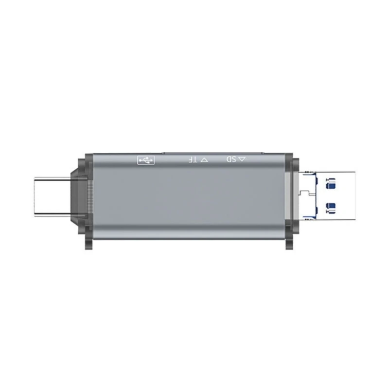 SZ USB3.0 Secure Digital Card Reader USB C+USB Interfaces For Data Transfer