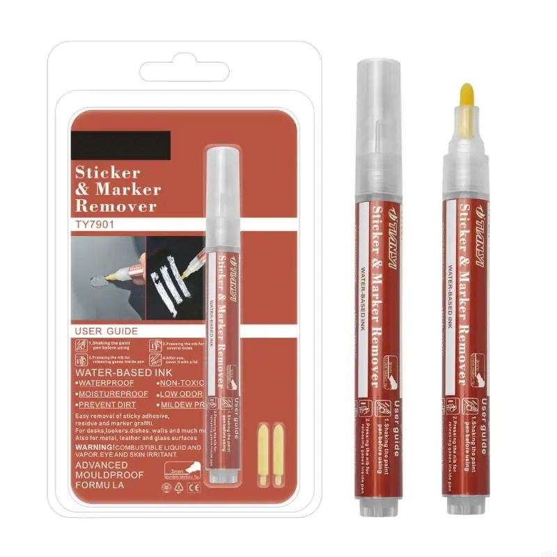 Sticker Remover Pen Adhesive Remover Pen Adhesive Stuff for Removing Glues Labels Adhesives Double Side Tape