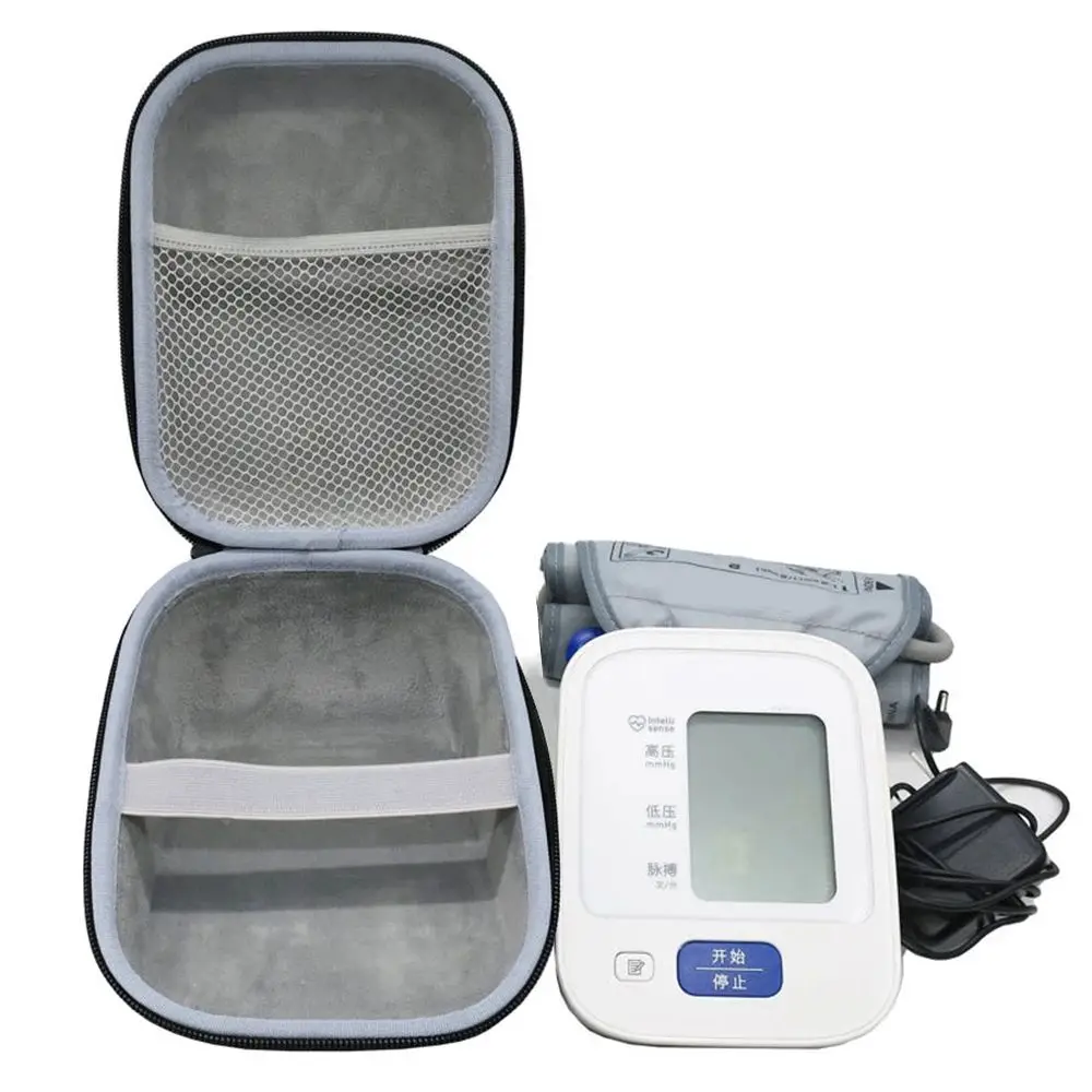 Portable Protective Case Outdoor Home Travel Storage Case Arm Blood Pressure Monitor Carrying Case for Omron 10 Series