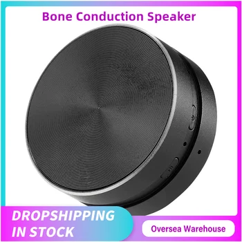 Mini Bone Conduction Speaker Bluetooth TWS Wireless Stereo Dual Sound Channels Audio Box Humbird Speaker With HD Call FM Radio 1