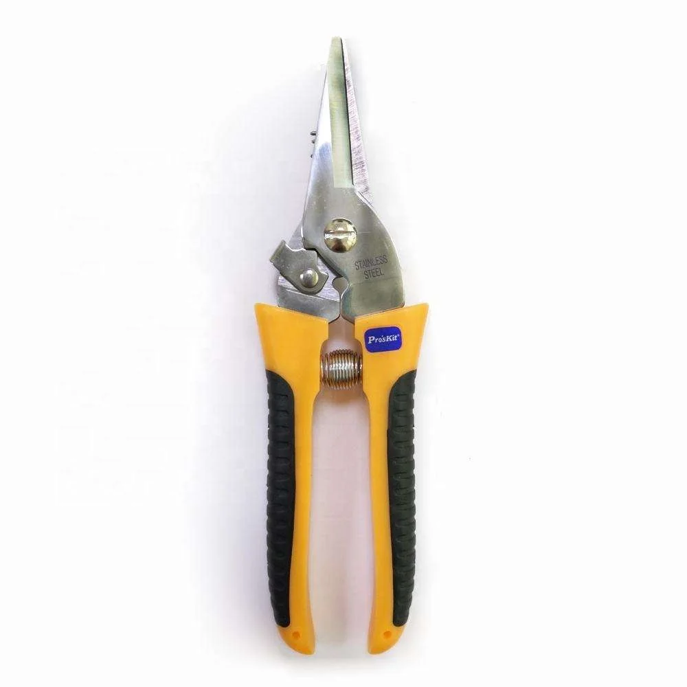 Hot Selling ESD Garden Scissors Non-slip Branch Cutting Machine Garden Shear Stainless Steel SMT Scissors