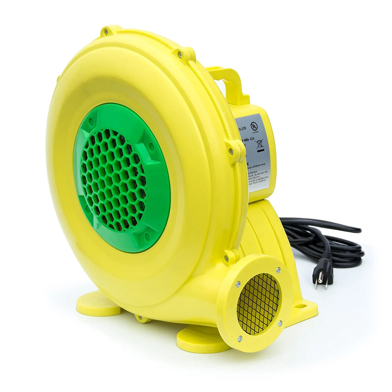 

YLWCNN Inflatable Bouncer AIR Pump 380w With CE/UL Certificates House Bouncer Electric Blower Fan Lower Power