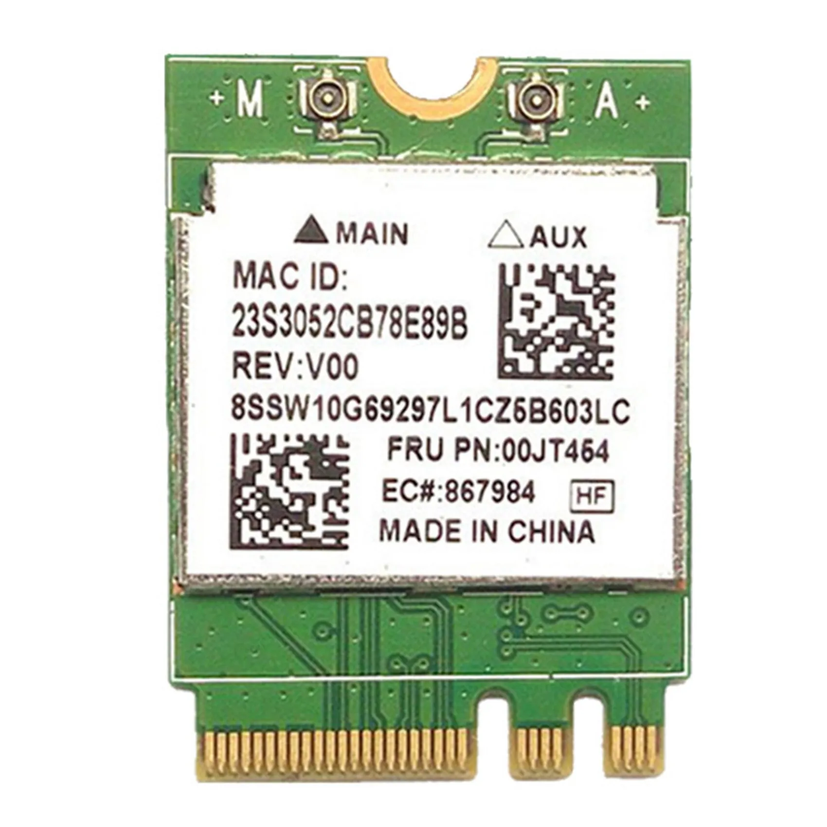 

RTL8821AE Двухчастотная сетевая карта M.2 NGFF 2230, беспроводная сетевая карта, Wi-Fi модуль, сетевая карта, адаптер