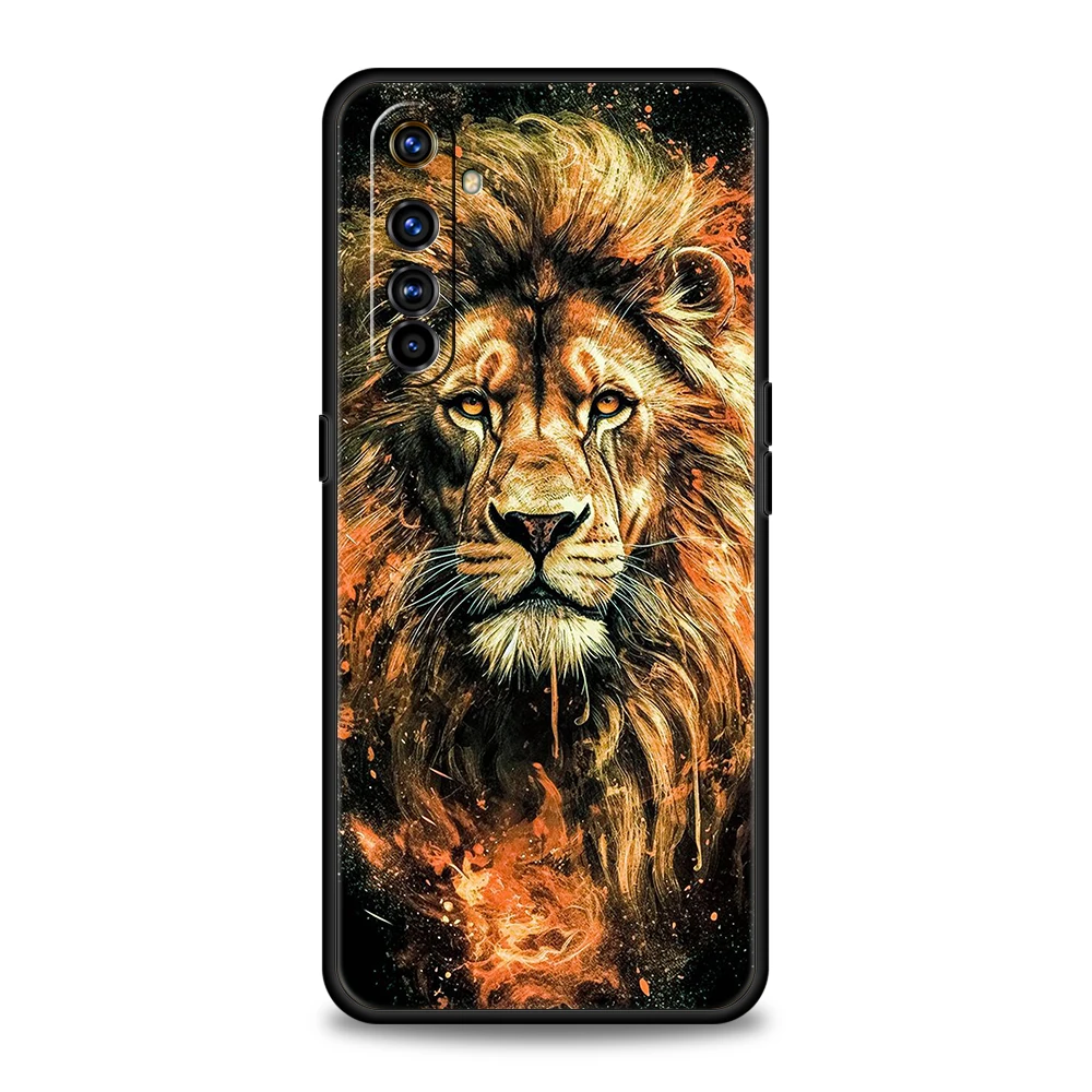 The Lion Shockproof Silicone Phone Case - Durable Protective Shell with Stylish Design