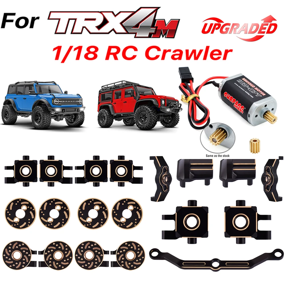 9imod For TRX4M Upgrades Motor Servo Mount Steering Link 25t Servo Horn