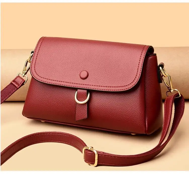 

2024 New Fashion Shoulder Bag Solid Color Handbag Chain Women's Shoulder Crossbody Casual Trendy Bag