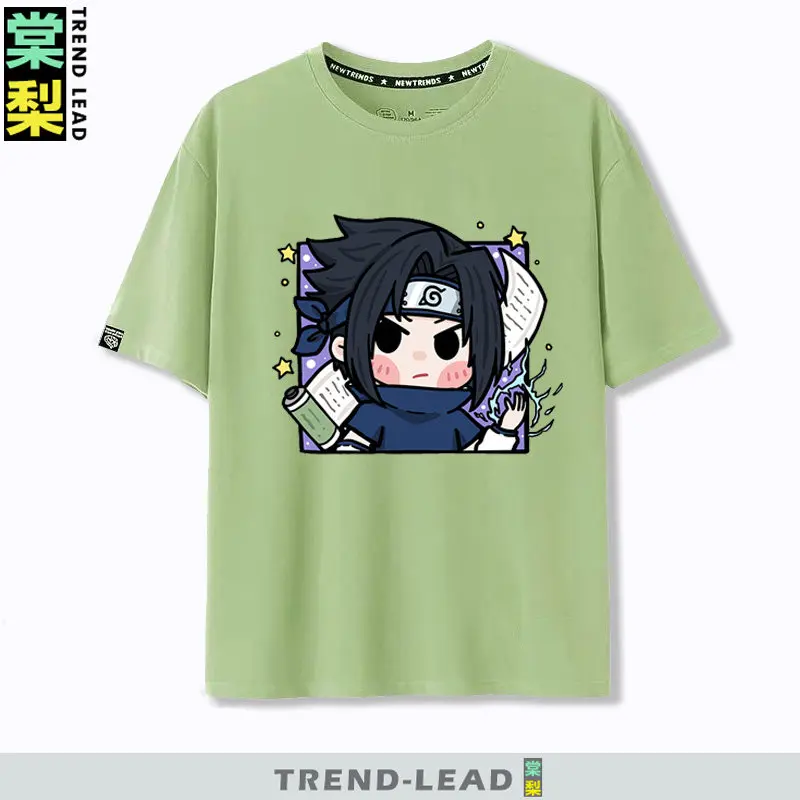 Kids' Trendy Naruto Cartoon Character Short Sleeve T-Shirt