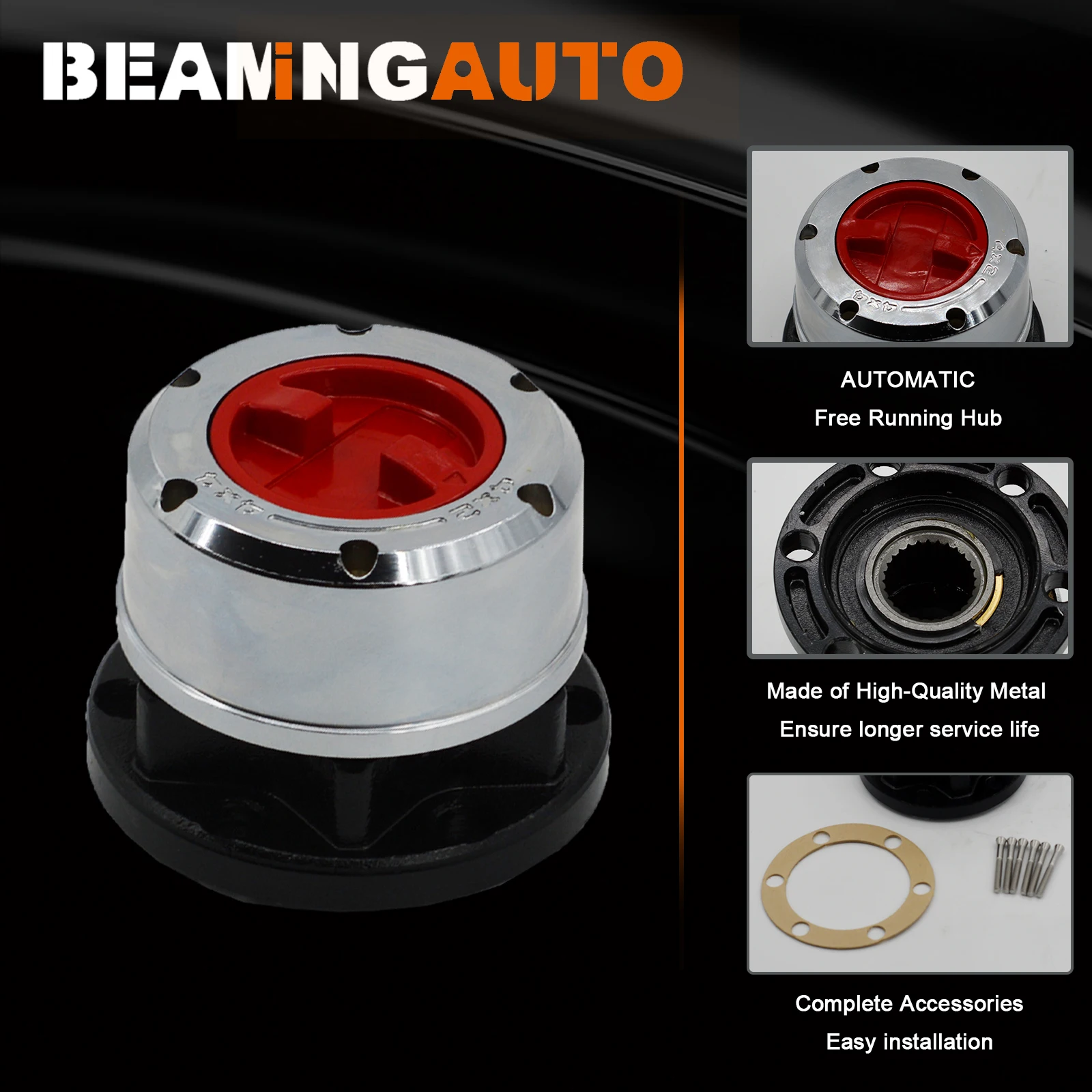 For SSANGYONG Korando II Musso SUV Rexton TD Pick Up Locking Hubs Free Wheel Locking Hub B035HP AVM450HP 1 Piece