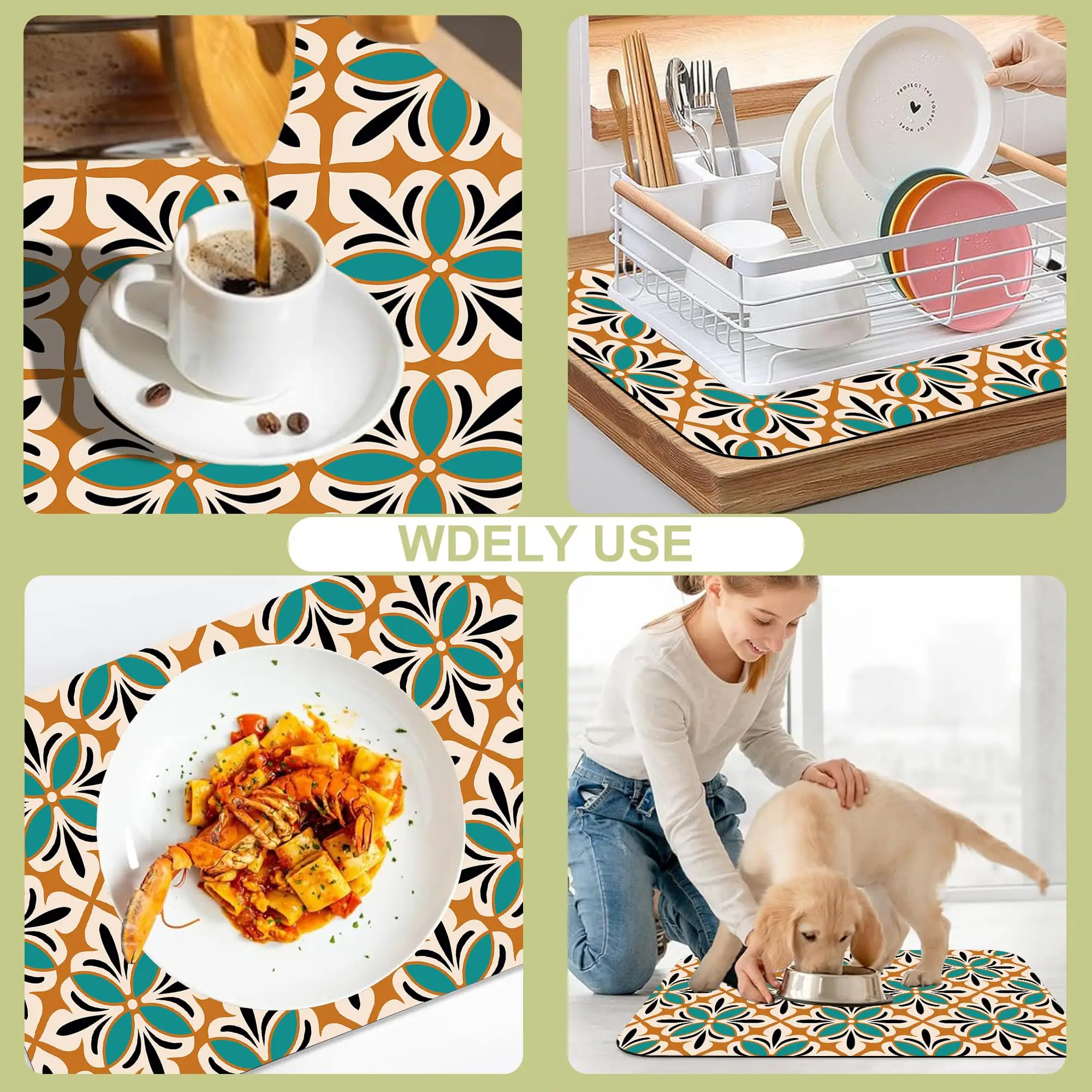 Absorbent Dish Drying Mat 6