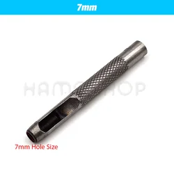 Versatile Leathercraft Hollow Punch Tool for Crafting and DIY Projects (7mm)
