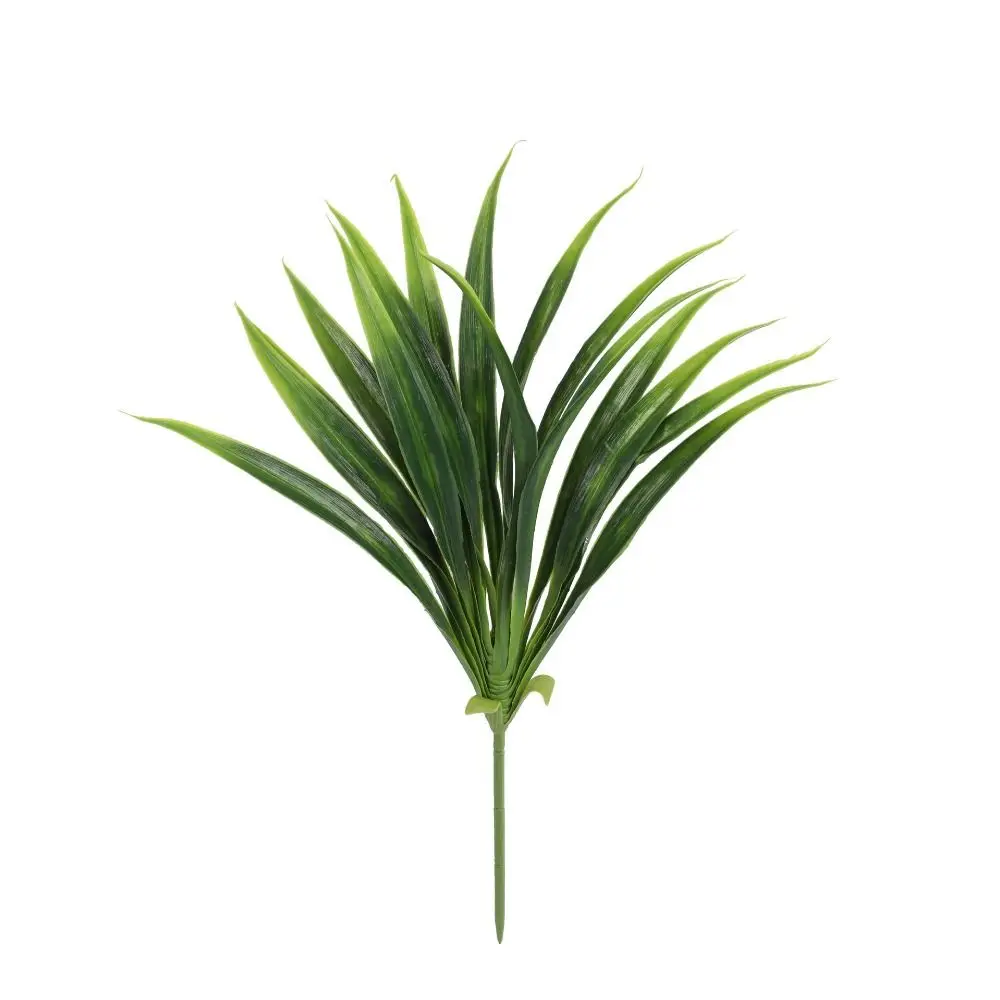 Realistische 42cm Künstliche Orchideenblätter Simulation DIY Künstliche Gladiolen Grüne Plastik Kunstpflanzen für Hochzeiten – Detail 9