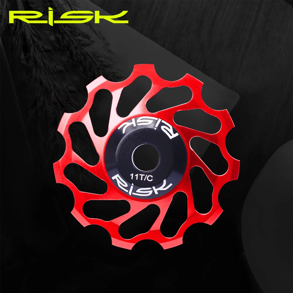 Ceramic Bearing Bicycle Jockey Wheel - CNC Machined AL7075 Guide Roller Idler