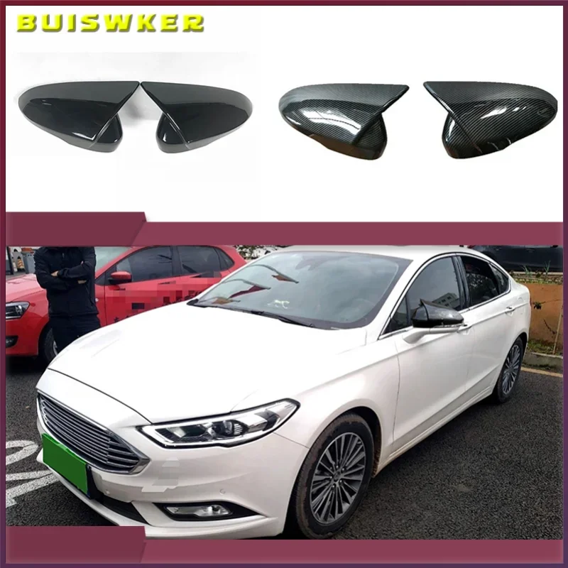 

Loyalty Sideview Mirror Cover for Ford Mondeo/Fusion 2013 2014 2015 2016 2017 2018 M4 Style Carbon Fiber Car Accessories