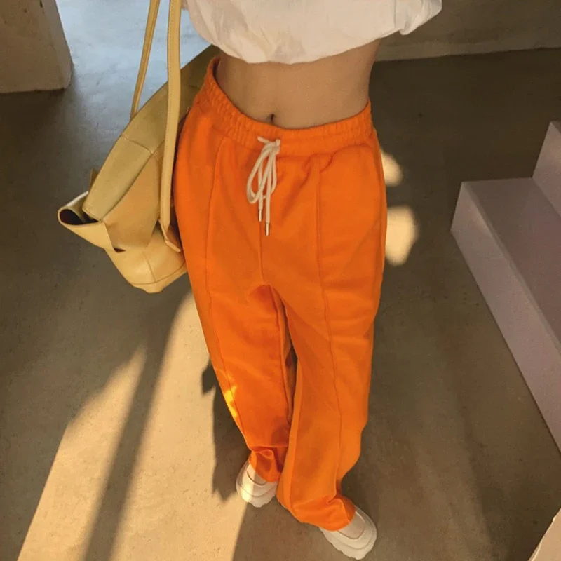 Female Solid Sport Long Trousers Women Soft Comfort Pants New High Waist Wide Leg SweatPants Casual Slacks Joggers Streetwear