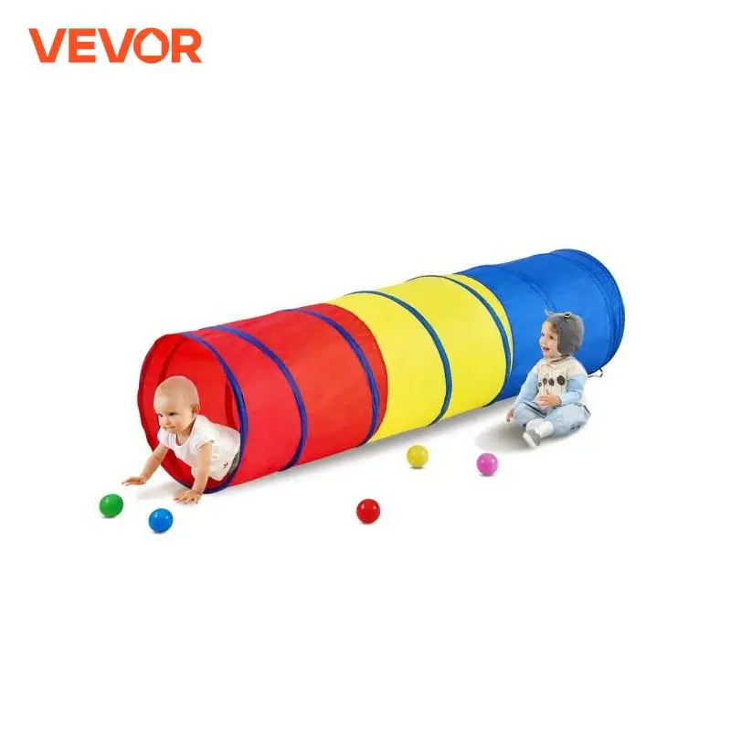 VEVOR Kids Collapsible Play Tunnel Tent for Indoor Outdoor Fun