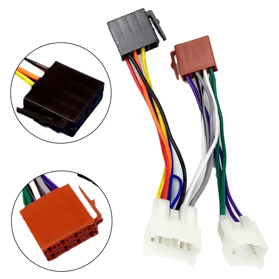 Faisceau Câblage AutoRadio Toyota - Connecteur ISO Alimentation - Compatible Multi Modèles - Installation Facile - 12