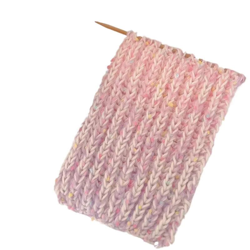 Rainbow Wool DIY Scarf Sweater Shawl Knitting Material