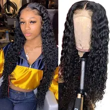 

Water Wave Lace Front Wig 13x6 Lace Front Human Hair Wigs For Black Women 30 36 Inch Hd 13x4 Full Lace Wig Deep Wave Frontal Wig
