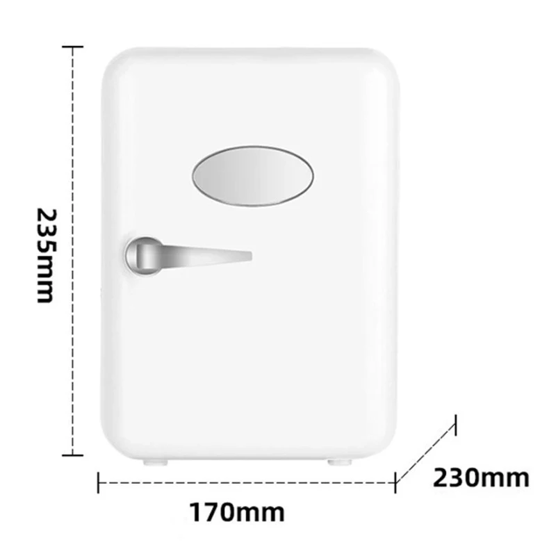 Portable Refrigerator 4L Mini Multifunction Fridge Silent Cooler Warmer for Home Car Kitchen Picnic Camping