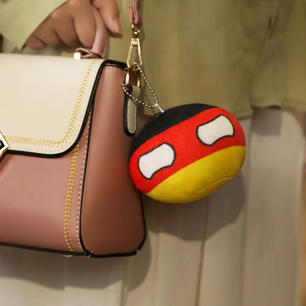 12cm Polandball Plush Doll Countryball USSR USA FRANCE RUSSIA UK JAPAN GERMANY CANANDA ITALY Country Ball Toy Plush Pendant Gift