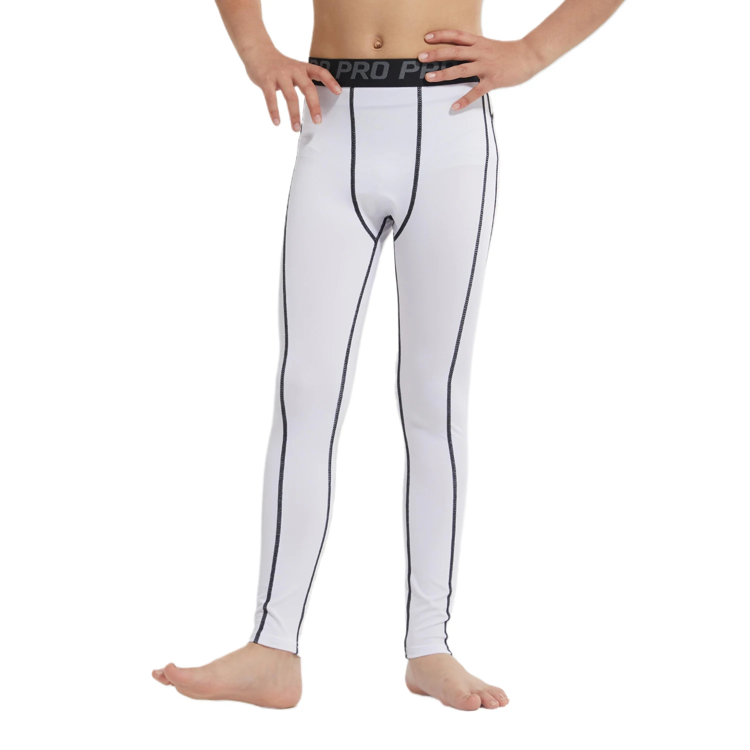 מכנסי דחיסה לילדים מכנסי דחיסה לילדים מכנסי טייטס בסיס ספורטיביים לכדורגל וכדורסל