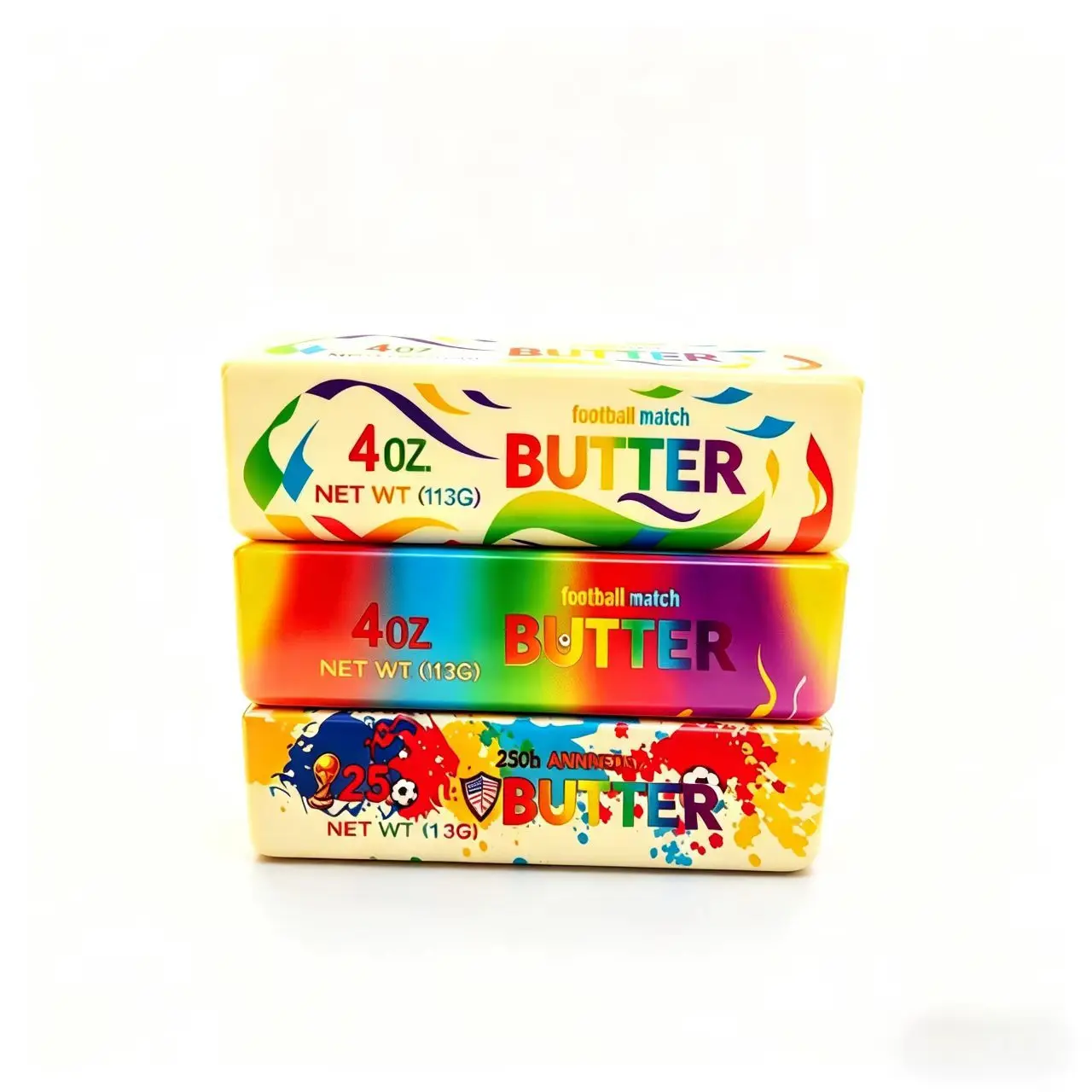 Vibrant Stress Relief Toy - Slow-Resilient PU Cheese Stick Football Theme