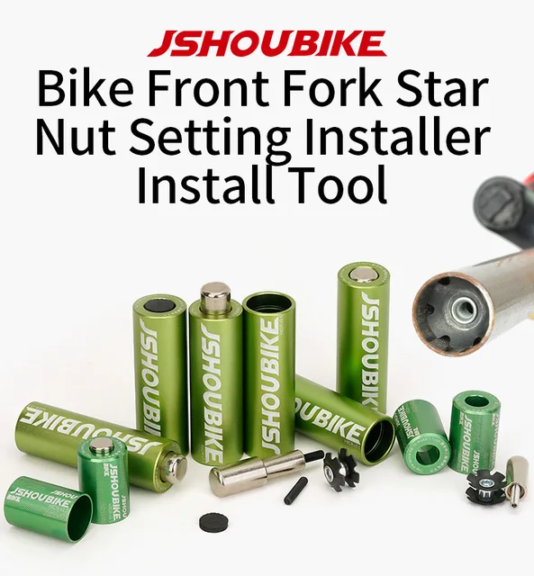 JSHOUBIKE Bicycle Front Fork Star Nut Setting Installer Install