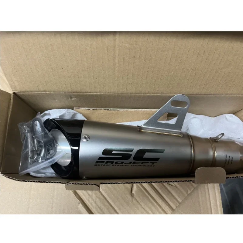 Loud Sound Double Layer Exhaust Tail Throat for Ninja Z250 Yamaha R25R3R6 MT0709