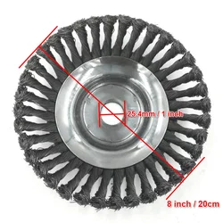 Steel Wire Trimmer Head Grass Brush Cutter and Dust Removal Weeding Plate (8in Trimming Head)