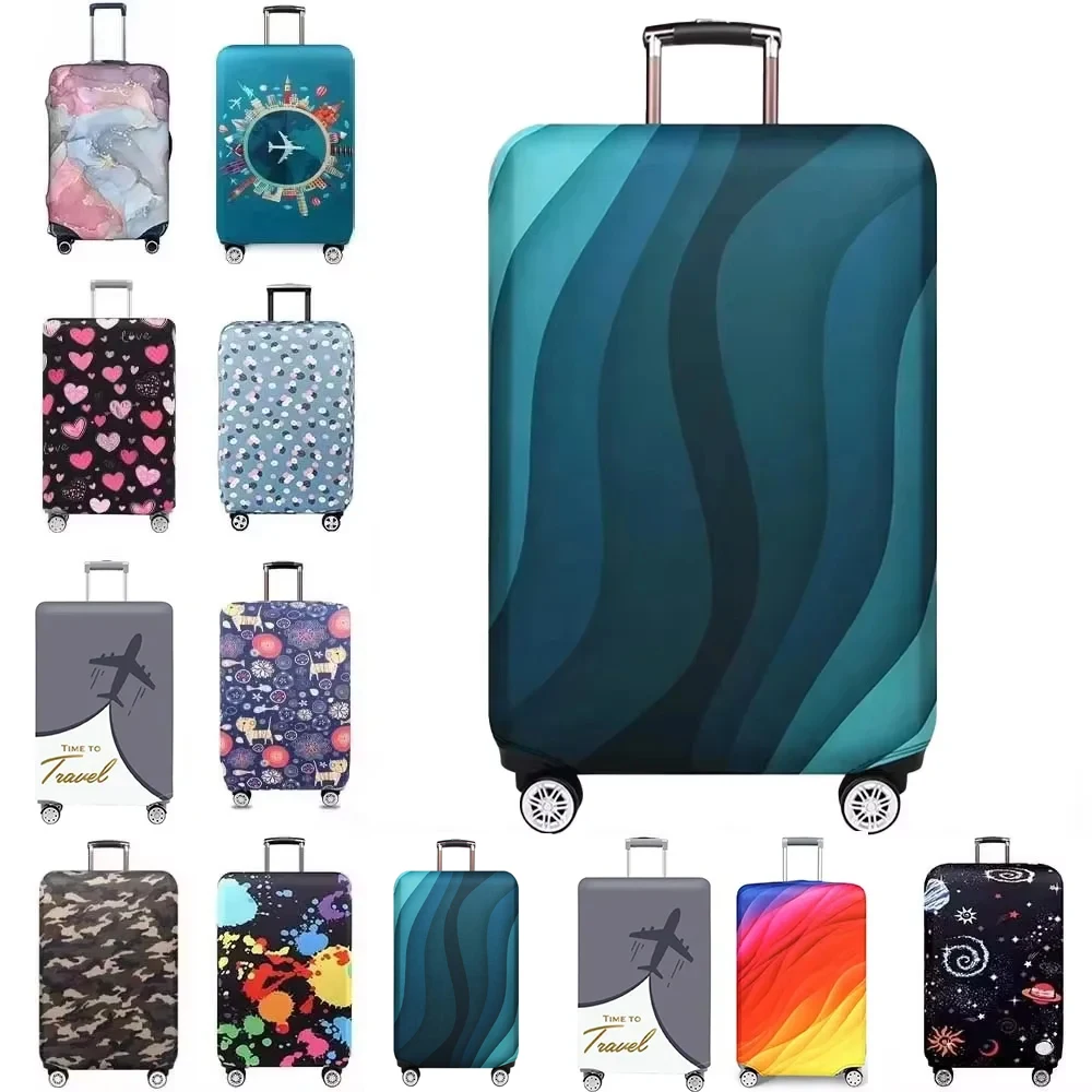 Luggage Cover Luggage Cover Stretch Fabric Suitcase Protector Baggage Dust Case Cover Suitable for 18-32 Inch Suitcase Case Travel Organizer