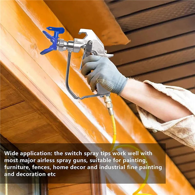 

2 Set Airless Paint Nozzles Set,Reversible Spray Tips Airless Paint Sprayer Nozzle Tips Airless Sprayer Spraying
