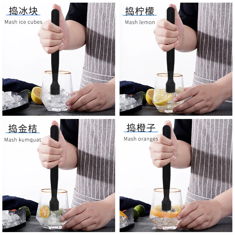 Plastic Muddler Bar Mixer Barware Mojito Muddler DIY Drink Fruit Crushed Ice Bar Tool DH87